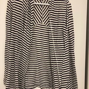 Striped Blue and White Cardigan
